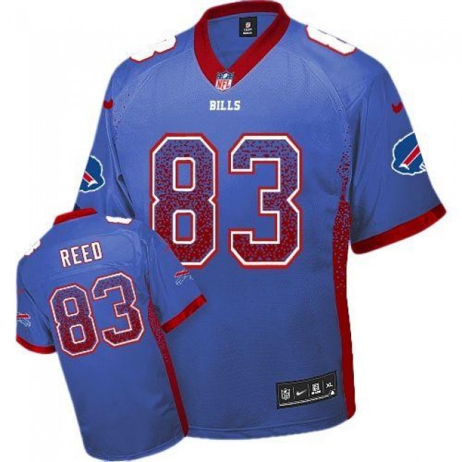 Nike Bills #83 Andre Reed Royal Blue Team Color Men's Stitched NFL Elite Drift Fashion Jersey