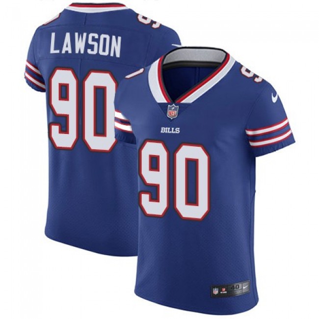Nike Bills #90 Shaq Lawson Royal Blue Team Color Men's Stitched NFL Vapor Untouchable Elite Jersey