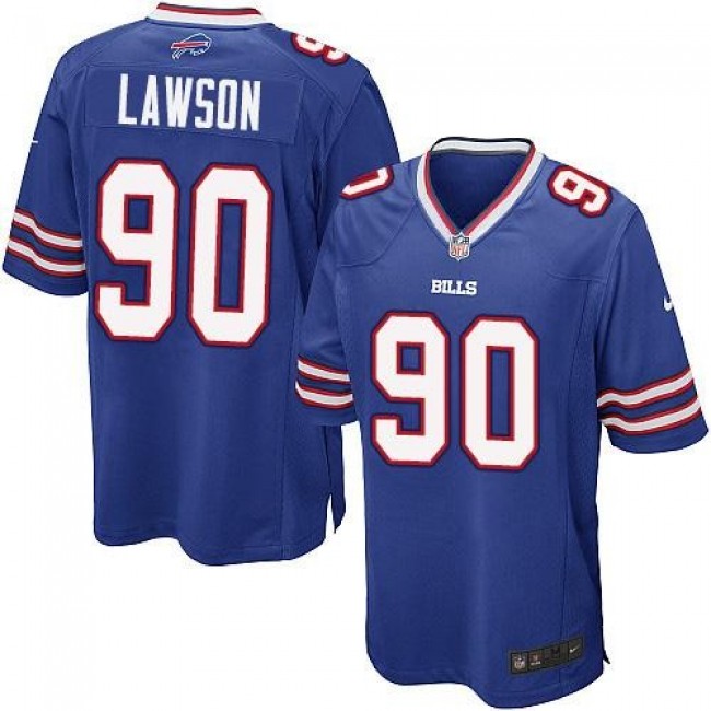 Buffalo Bills #90 Shaq Lawson Royal Blue Team Color Youth Stitched NFL New Elite Jersey