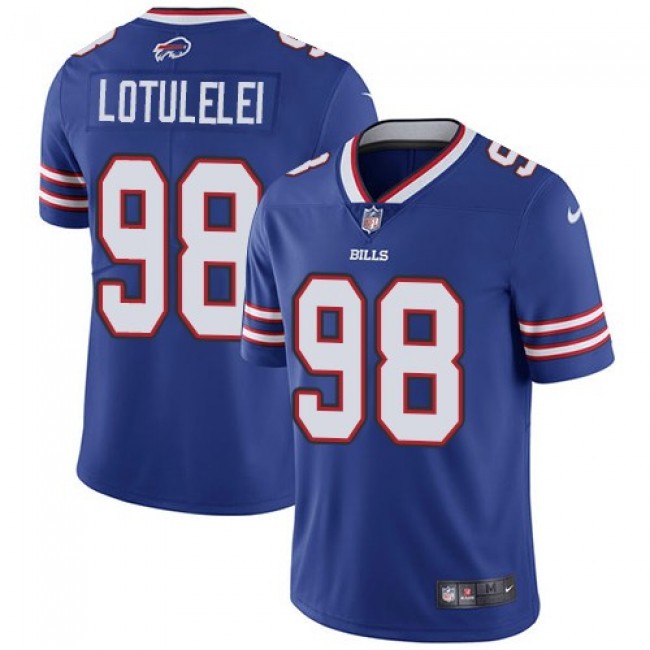 Nike Bills #98 Star Lotulelei Royal Blue Team Color Men's Stitched NFL Vapor Untouchable Limited Jersey