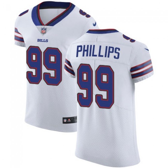 Nike Bills #99 Harrison Phillips White Men's Stitched NFL Vapor Untouchable Elite Jersey