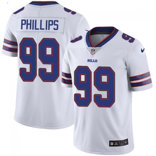 Nike Bills #99 Harrison Phillips White Men's Stitched NFL Vapor Untouchable Limited Jersey