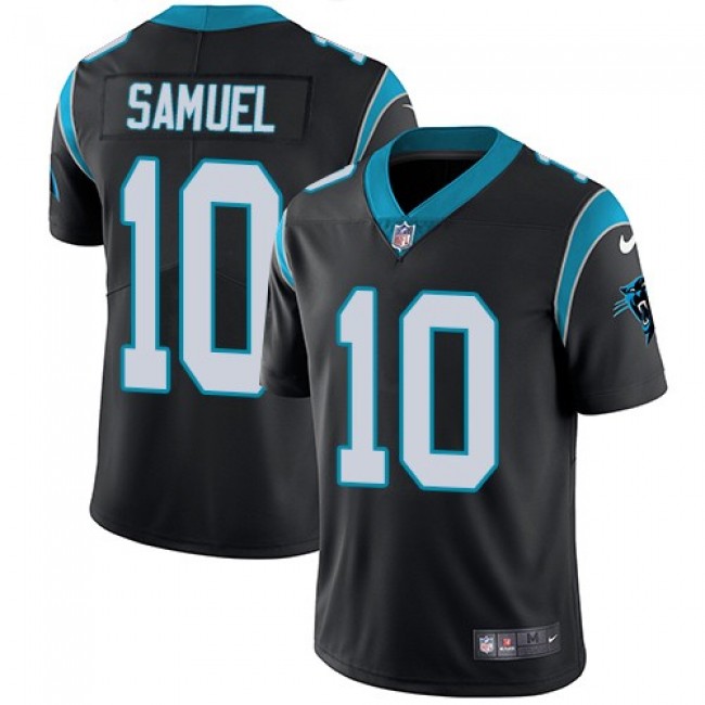 Carolina Panthers #10 Curtis Samuel Black Team Color Youth Stitched NFL Vapor Untouchable Limited Jersey