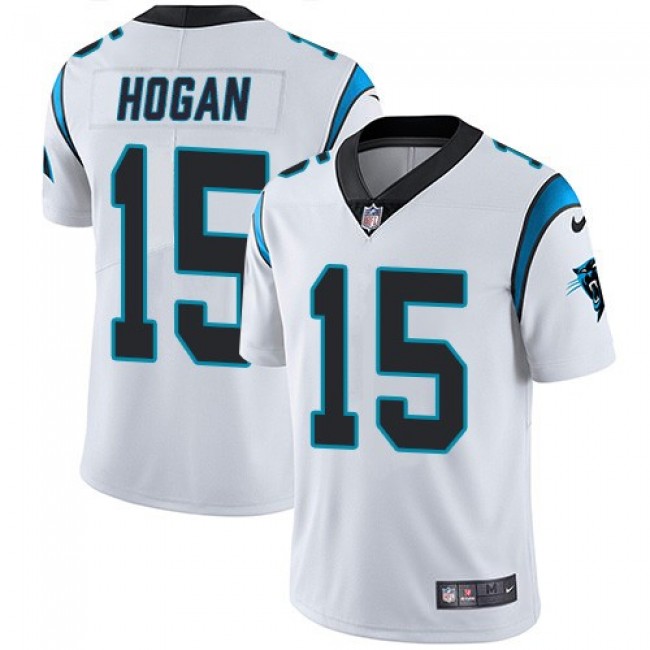 Nike Panthers #15 Chris Hogan White Men's Stitched NFL Vapor Untouchable Limited Jersey