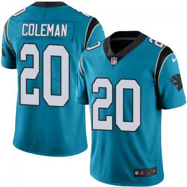 Carolina Panthers #20 Kurt Coleman Blue Alternate Youth Stitched NFL Vapor Untouchable Limited Jersey