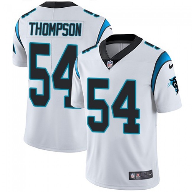 Nike Panthers #54 Shaq Thompson White Men's Stitched NFL Vapor Untouchable Limited Jersey