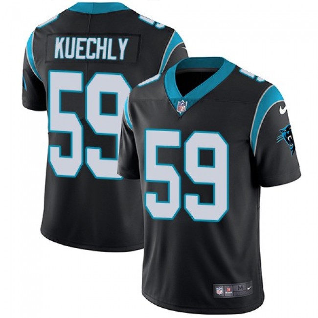 Nike Panthers #59 Luke Kuechly Black Team Color Men's Stitched NFL Vapor Untouchable Limited Jersey