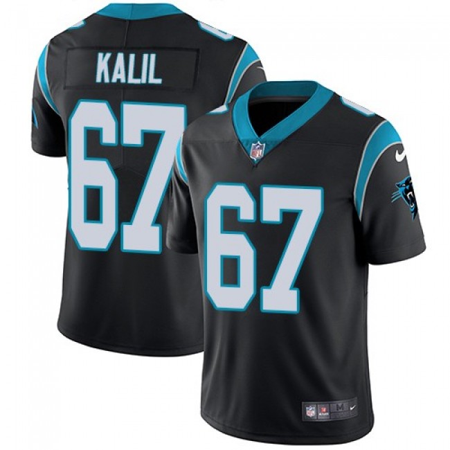 Carolina Panthers #67 Ryan Kalil Black Team Color Youth Stitched NFL Vapor Untouchable Limited Jersey