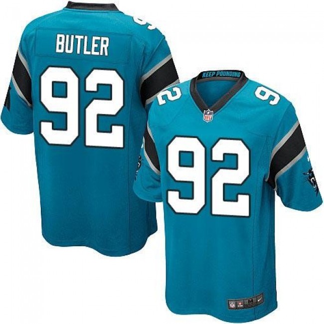 Carolina Panthers #92 Vernon Butler Blue Alternate Youth Stitched NFL Elite Jersey