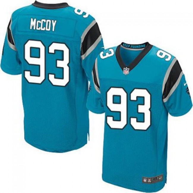 Nike Panthers #93 Gerald McCoy Blue Alternate Men's Stitched NFL Elite Jersey