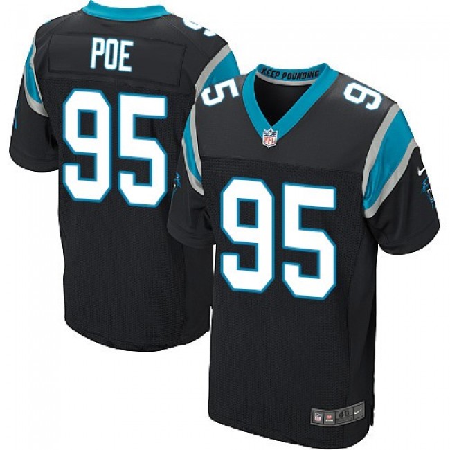 سيتي ماكس Nike Panthers #95 Dontari Poe Black Team Color Youth Stitched NFL Vapor Untouchable Limited Jersey سيتي ماكس