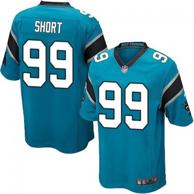 Carolina Panthers #99 Kawann Short Blue Alternate Youth Stitched NFL Elite Jersey