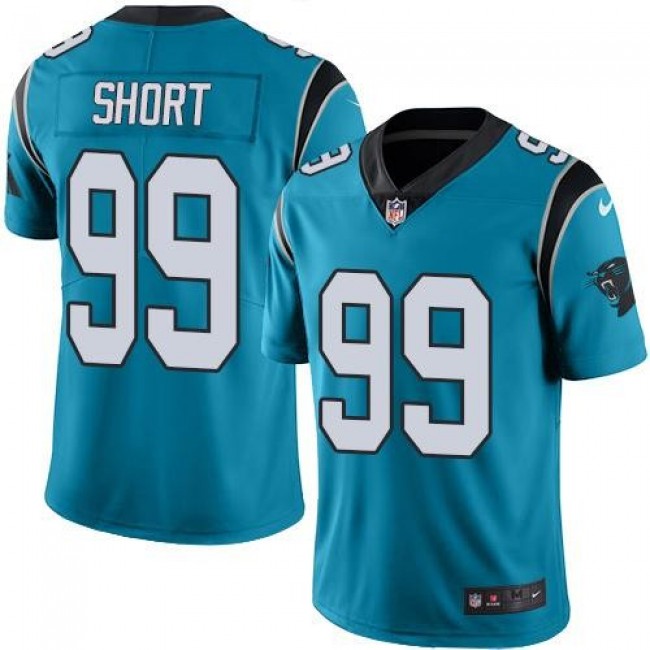 Carolina Panthers #99 Kawann Short Blue Youth Stitched NFL Limited Rush Jersey
