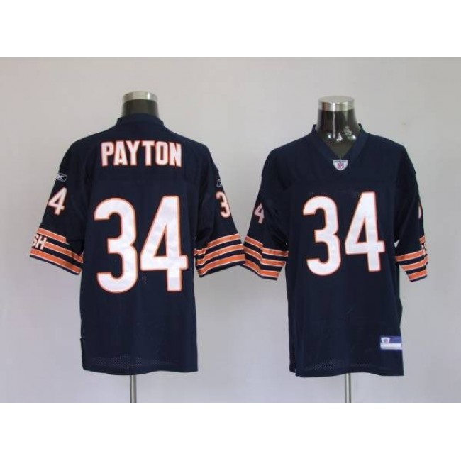 Bears #34 Walter Payton Blue Stitched NFL Jersey