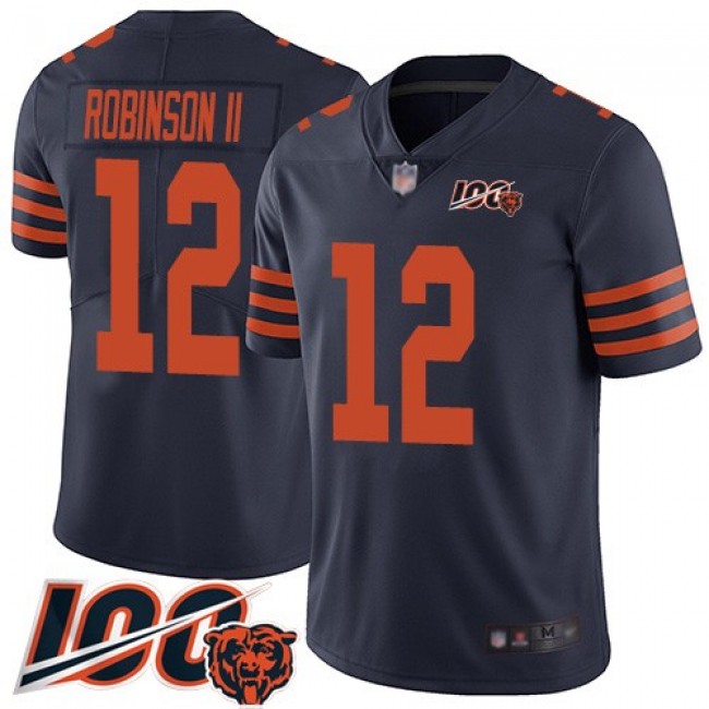 Nike Bears #12 Allen Robinson II Navy Blue Alternate Men's Stitched NFL 100th Season Vapor Limited Jersey