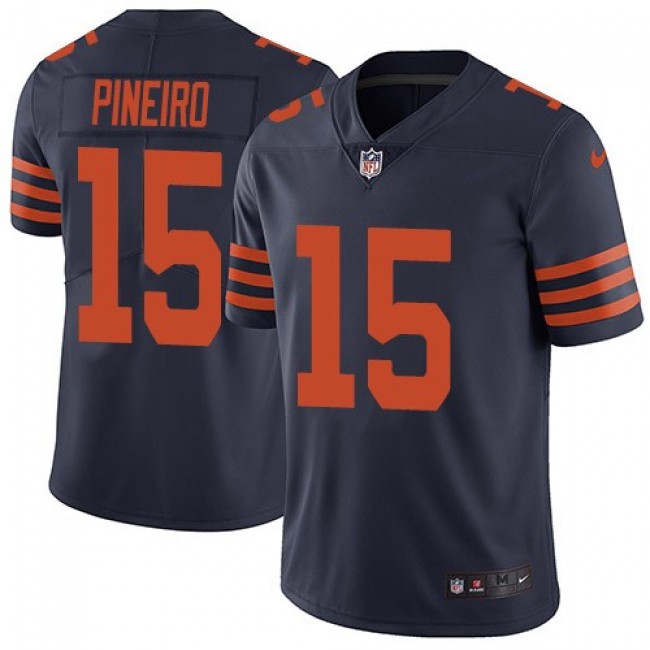 Nike Bears #15 Eddy Pineiro Navy Blue Alternate Men's Stitched NFL Vapor Untouchable Limited Jersey