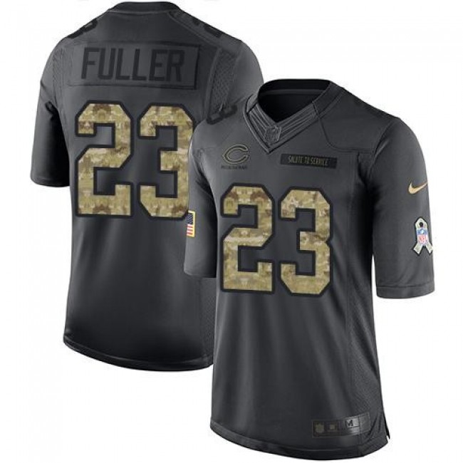 Chicago Bears #23 Kyle Fuller Black Youth Stitched NFL Limited 2016 Salute to Service Jersey