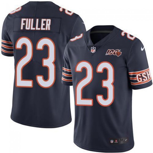 Nike Bears #23 Kyle Fuller Navy Blue Team Color Men's 100th Season Stitched NFL Vapor Untouchable Limited Jersey