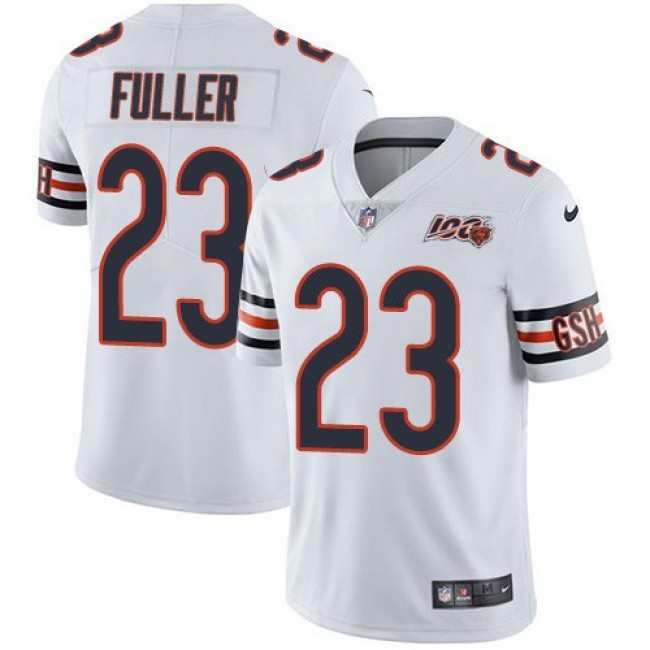 Nike Bears #23 Kyle Fuller White Men's 100th Season Stitched NFL Vapor Untouchable Limited Jersey