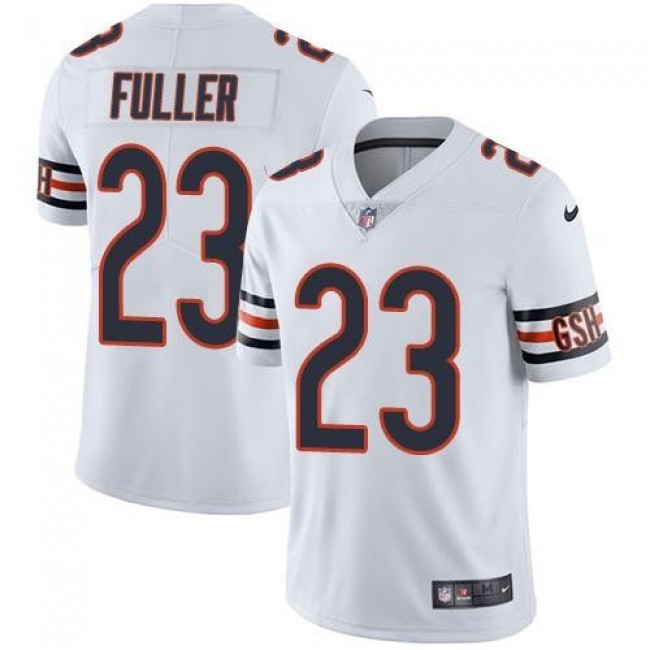كلب البوبي Nike Chicago Bears #23 Kyle Fuller White Men's Stitched NFL Vapor Untouchable Limited Jersey بهارات الكاجون