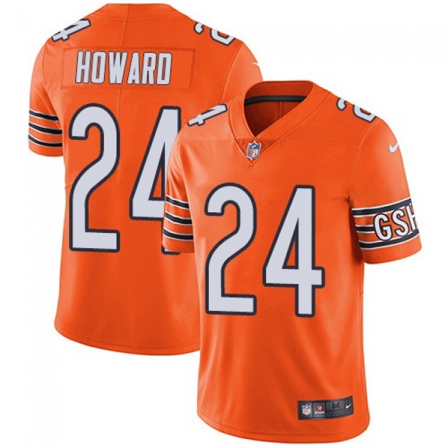 Chicago Bears #24 Jordan Howard Orange Youth Stitched NFL Limited Rush Jersey