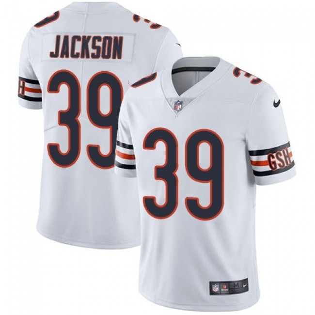 Nike Bears #39 Eddie Jackson White Men's Stitched NFL Vapor Untouchable Limited Jersey