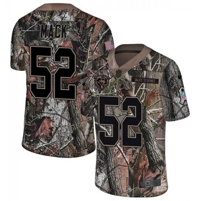 Nike Bears #52 Khalil Mack Camo Men's Stitched NFL Limited Rush Realtree Jersey