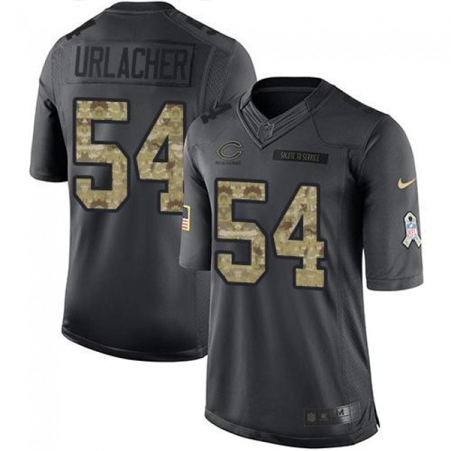 Chicago Bears #54 Brian Urlacher Black Youth Stitched NFL Limited 2016 Salute to Service Jersey