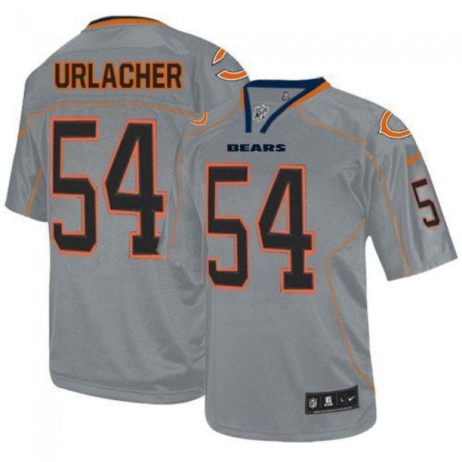 Chicago Bears #54 Brian Urlacher Lights Out Grey Youth Stitched NFL Elite Jersey