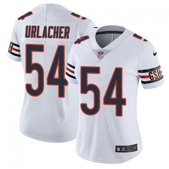 Women's Bears #54 Brian Urlacher White Stitched NFL Vapor Untouchable Limited Jersey