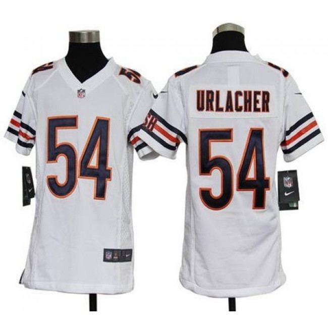 Chicago Bears #54 Brian Urlacher White Youth Stitched NFL Elite Jersey