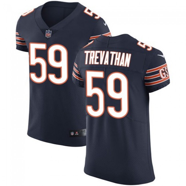 Nike Bears #59 Danny Trevathan Navy Blue Team Color Men's Stitched NFL Vapor Untouchable Elite Jersey