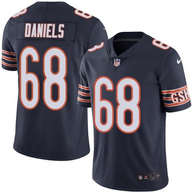 Nike Bears #68 James Daniels Navy Blue Team Color Men's Stitched NFL Vapor Untouchable Limited Jersey