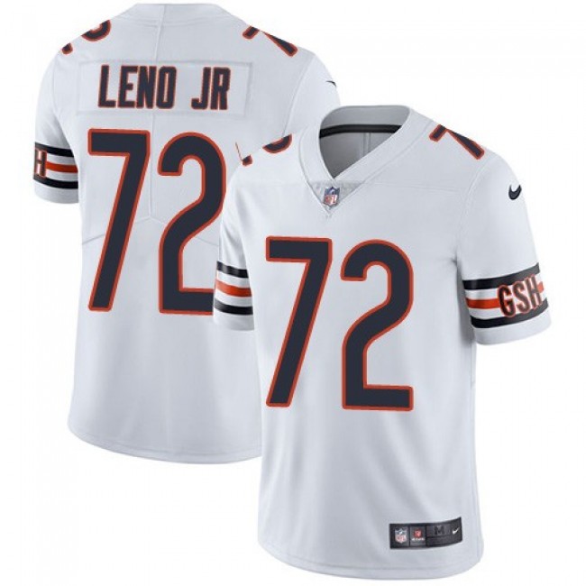 Nike Bears #72 Charles Leno Jr White Men's Stitched NFL Vapor Untouchable Limited Jersey