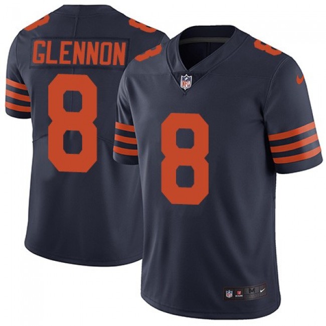 Chicago Bears #8 Mike Glennon Navy Blue Alternate Youth Stitched NFL Vapor Untouchable Limited Jersey