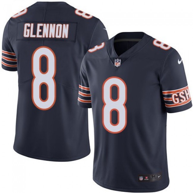 Chicago Bears #8 Mike Glennon Navy Blue Team Color Youth Stitched NFL Vapor Untouchable Limited Jersey