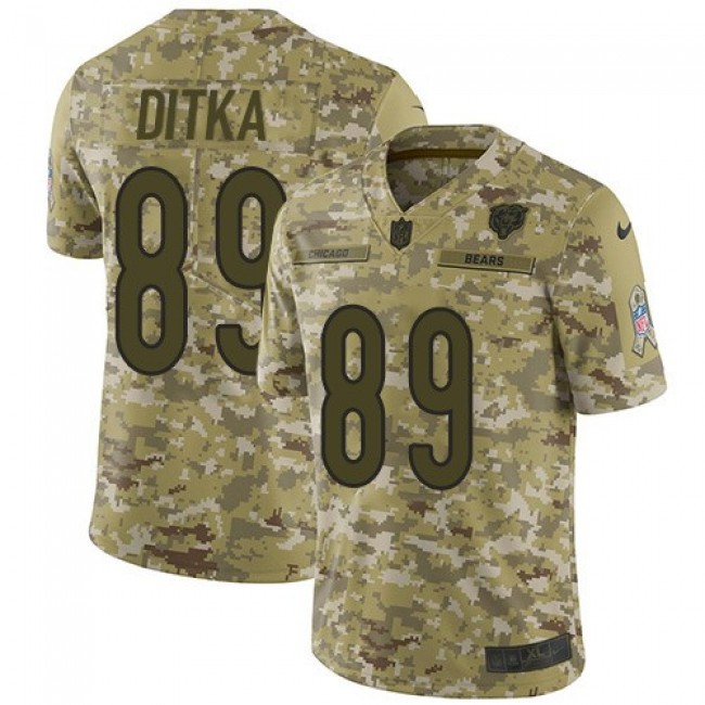 اسعار ساعات اوميغا Nike Chicago Bears #89 Mike Ditka Black With Camo Elite Jersey اسعار ساعات اوميغا