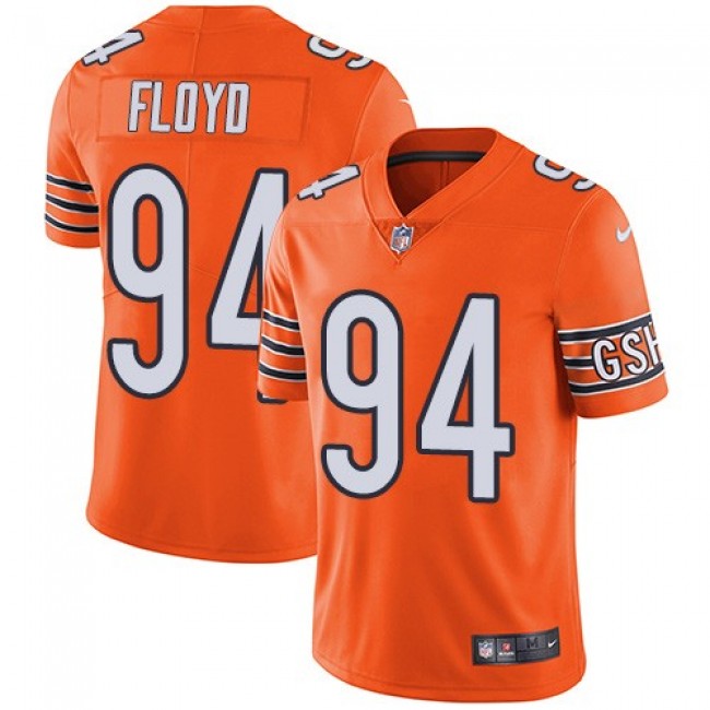Nike Bears #94 Leonard Floyd Orange Men's Stitched NFL Limited Rush Jersey