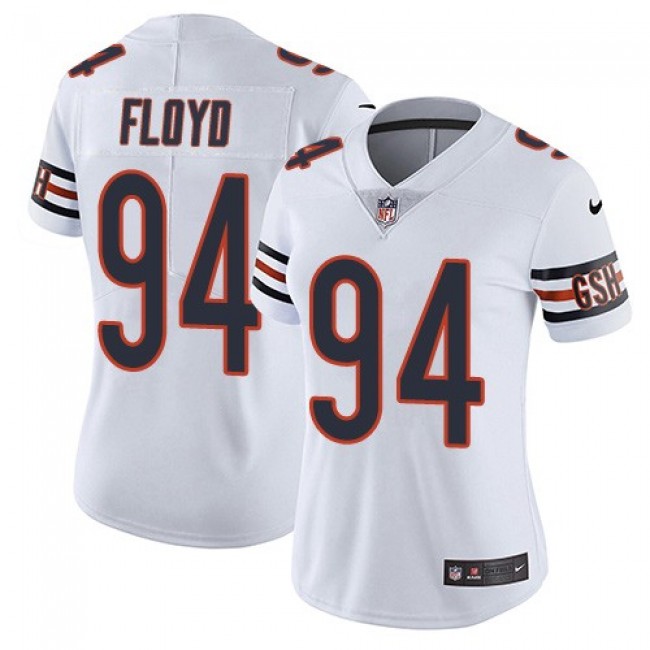 Women's Bears #94 Leonard Floyd White Stitched NFL Vapor Untouchable Limited Jersey