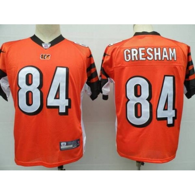 Bengals #84 Jermaine Gresham Orange Stitched NFL Jersey