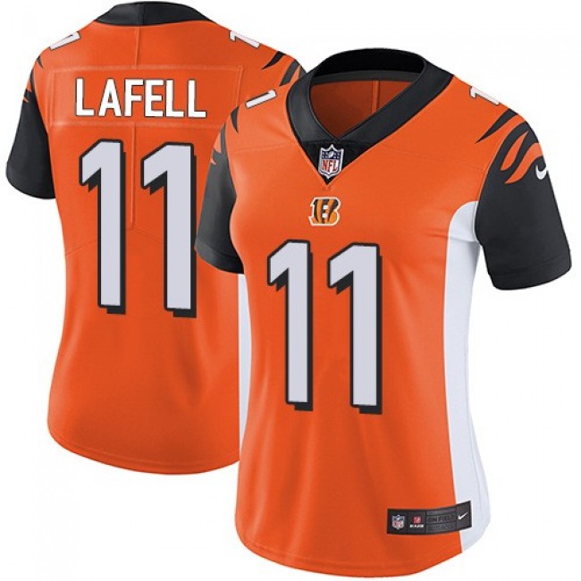 Women's Bengals #11 Brandon LaFell Orange Alternate Stitched NFL Vapor Untouchable Limited Jersey