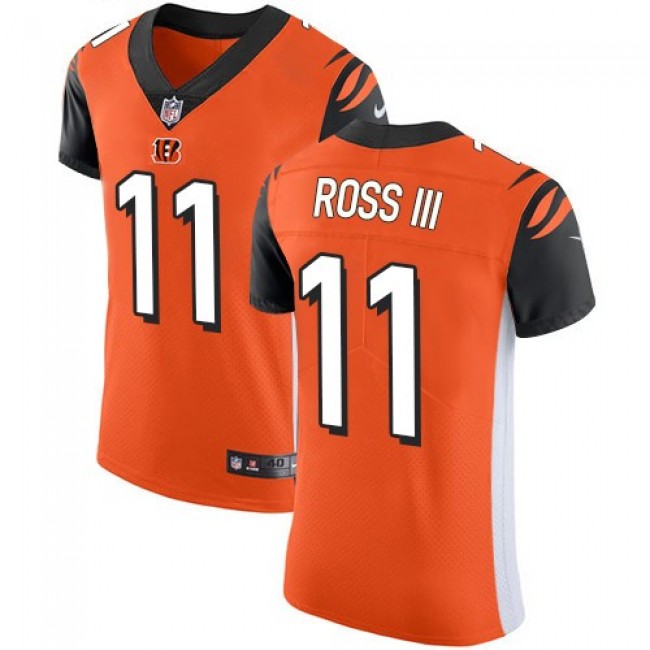 Nike Bengals #11 John Ross III Orange Alternate Men's Stitched NFL Vapor Untouchable Elite Jersey