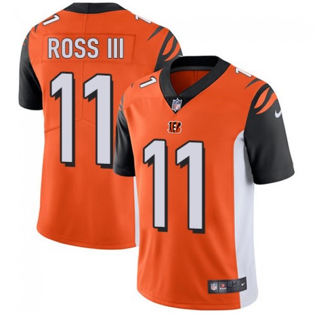 Nike Bengals #11 John Ross III Orange Alternate Men's Stitched NFL Vapor Untouchable Limited Jersey