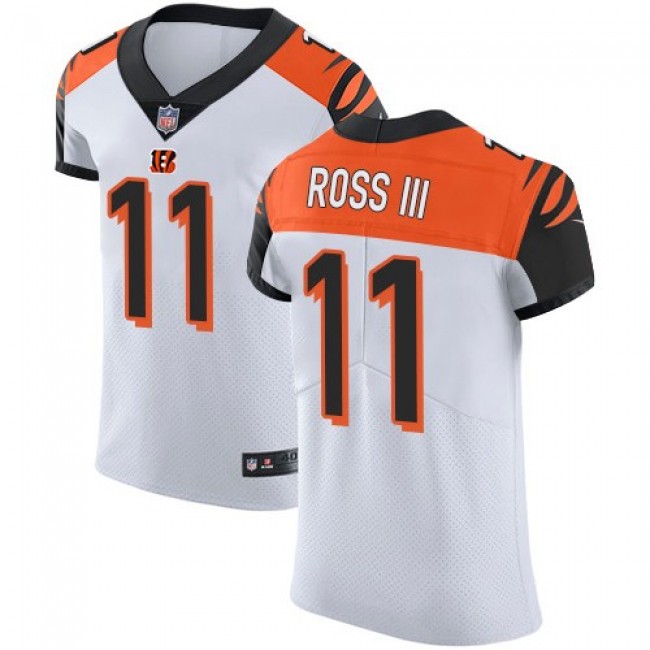 Nike Bengals #11 John Ross III White Men's Stitched NFL Vapor Untouchable Elite Jersey