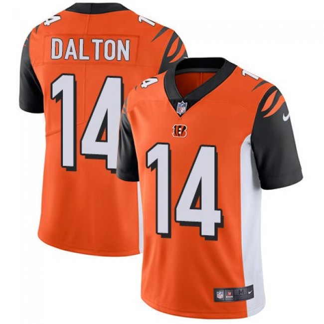 Nike Bengals #14 Andy Dalton Orange Alternate Men's Stitched NFL Vapor Untouchable Limited Jersey