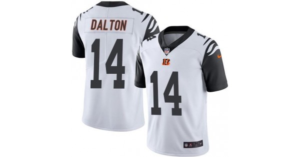 تشاندلر NFL Jersey personalized-Nike Bengals #14 Andy Dalton White Men's ... تشاندلر