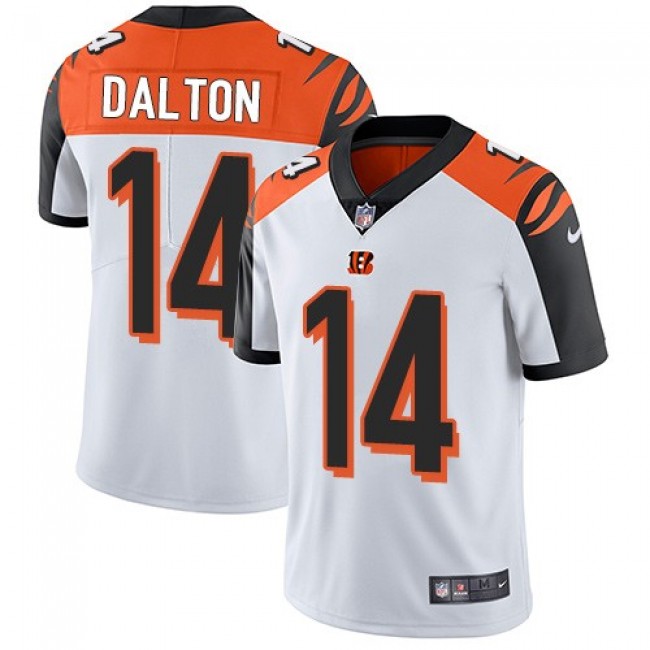 Nike Bengals #14 Andy Dalton White Men's Stitched NFL Vapor Untouchable Limited Jersey
