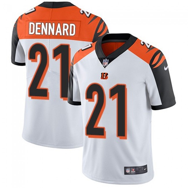 Nike Bengals #21 Darqueze Dennard White Men's Stitched NFL Vapor Untouchable Limited Jersey