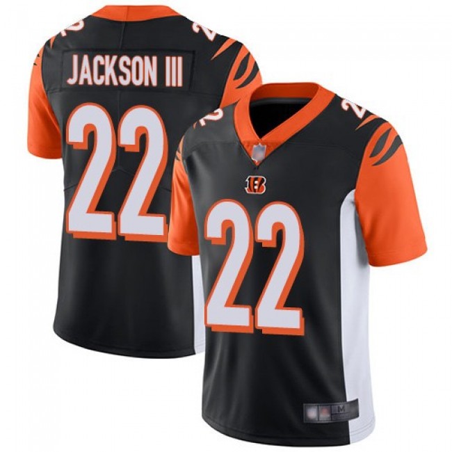 Nike Bengals #22 William Jackson III Black Team Color Men's Stitched NFL Vapor Untouchable Limited Jersey