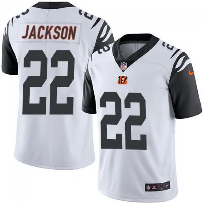 Cincinnati Bengals #22 William Jackson White Youth Stitched NFL Limited Rush Jersey